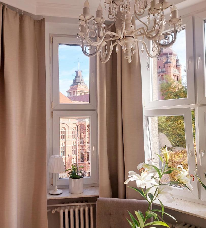 Apartament W Kamienicy W Sercu Miasta Szczecin Waly Chrobrego Экстерьер фото